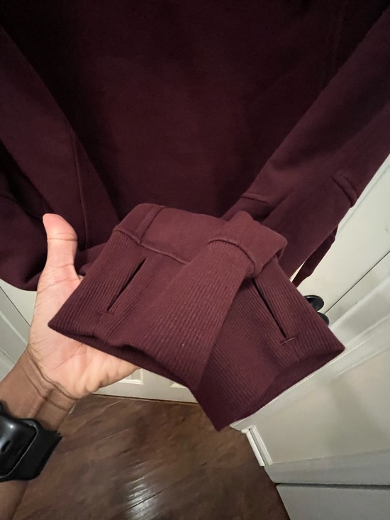 🍋 NWT Lululemon Scuba Oversized Pullover in Garnet - Sz M/L - Picture 7 of 11